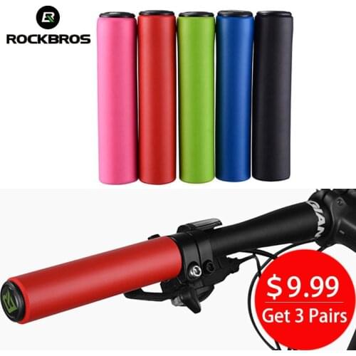 Ultralight Bicycle Handlebar Grips Foam Silicone Anti-skid Shock-absorbing Fists MTB Road Bike Cycling Grips Handle Bike Parts