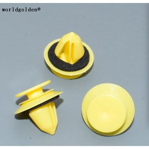 Worldgolden 100pcs plastic fasteners Front & Rear Door Interior Trim Panel Retaining Clip for Mercedes-Benz A000-991-63-98