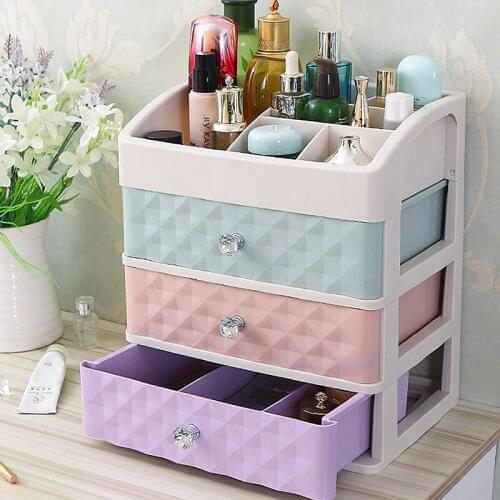 Bathroom Women Fashion Multilayer Drawer Makeup Organizer Cosmetics Jewelry Lipstick Collection Holder Desktop Storage Supplies