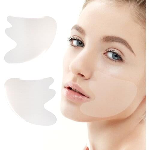 1 Pair Reusable Face Stickers EVA Anti-Wrinkle Anti-aging Invisible Facial Patches Lift Tapes Beauty Skin Lift Up Unisex