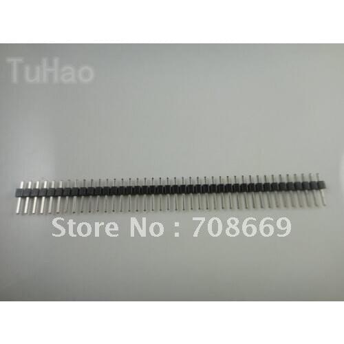 100pcs 1x40 Pin 2.54mm Single Row Male Pin Header connector