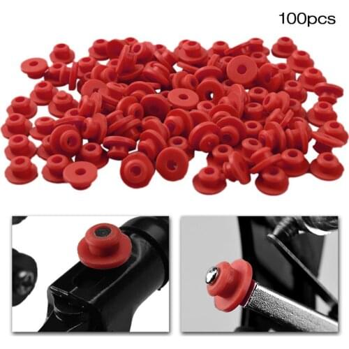 100Pcs/Set Colorful Tattoo Machine Needles Mat Pad Silicone Nipples Accessories Soft Tattoo Supply Tattoo Accessories