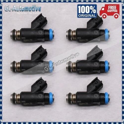12592648 Set of 6 Fuel Injectors For Pontiac Montana Chevrolet Uplander Monte Malibu Impala Buick Terrazza Lucerne Saturn Aura