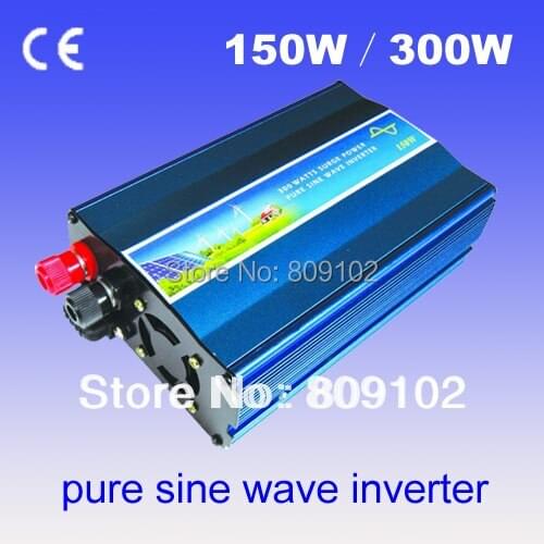 300W 12V/24VDC 110VAC or 220VAC Surge Power 600W Pure Sine Wave PV Inverter Off Grid Solar& Wind Power Inverter PV Inverter