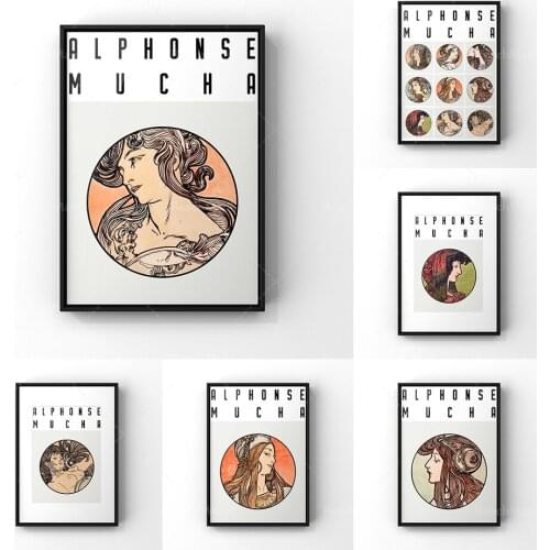 Alphonse Mucha New Style Frameless Art Retro Poster Print