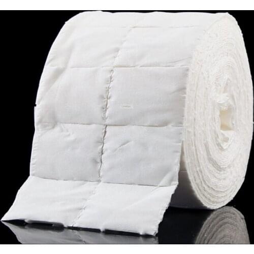 500pcs Nail Cotton Wipes Nail Art UV Gel Nail Tips Polish Remover Cleaner Lint Paper Pad Soak Manicure Tools