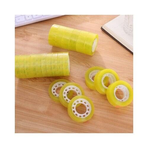Office stationery transparent tape 12mm packaging sealing tape 30 meters transparent glue