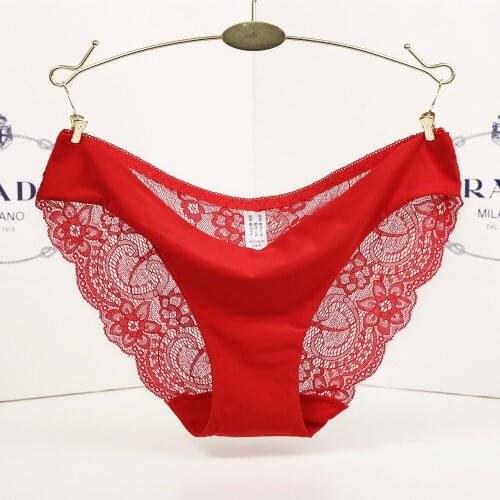 Fashion Ice Silk Underwear Women Panties Sexy One Piece Seamless Lifts Elegant Buttock Breathable Briefs Lingerie Modis Tanga