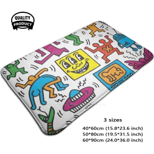 3D Soft Non-Slip Mat Rug Carpet Foot Pad Artist Art Popart Pop Art Street Art Activism Aids Contemporary Picasso