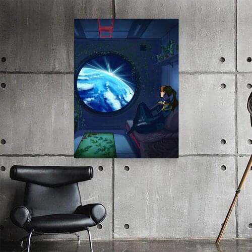 Canvas Wall Art HD Prints 1 Panel Posters Space Modern Home Decoration Anime Paintings For Bedroom Modular Pictures No Framework