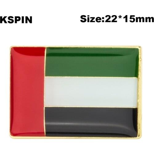 U.A.E. Badge Symbol Pin Metal Badges Decorative Brooch Pins for Clothes Brooch Jewelry XY0749