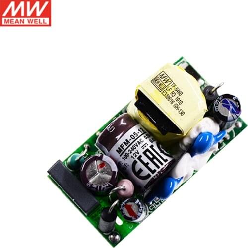 MEAN WELL MFM-05 Circuit Board PCB Switch Power Supply 110V/220VAC to 3.3V 5V 12V 15V 24V 5W Medical On Board Power Unit PSU
