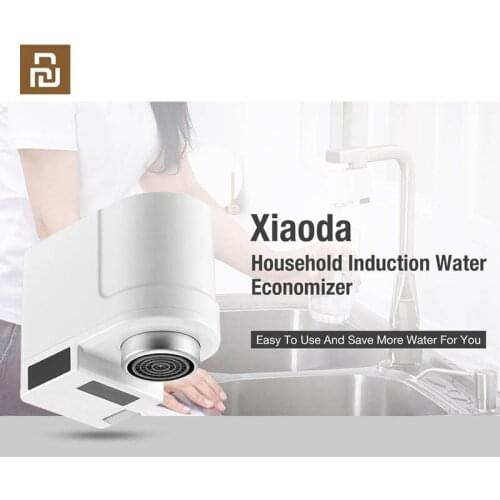 Xiaomi Xiaoda Smart Faucet Infrared Induction Sensor Swivel Water Saving Tap Energy Saving Faucet Overflow Device From Youpin