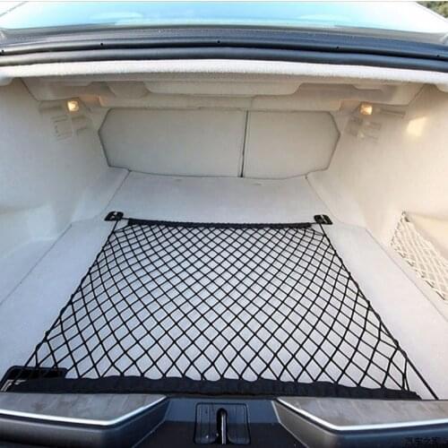 High Quality Car Trunk Luggage Storage Cargo Organizer 100X70cm Nylon Elastic Mesh Net For Q3 Q5 Q7 A3 A4 A5 A6 A7 A8