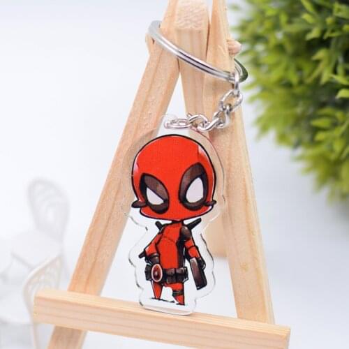 WL006 Super Hero Keychain Anime Keyring Accessories
