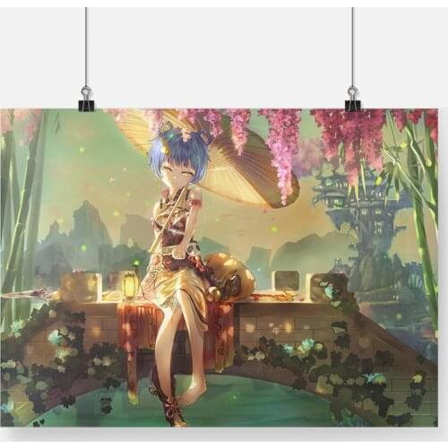 Xiangling Art Design Genshin Impact Decoration Prints Canvas Home Decor Dorm Living Room Bedroom Poster Painting Wall Art