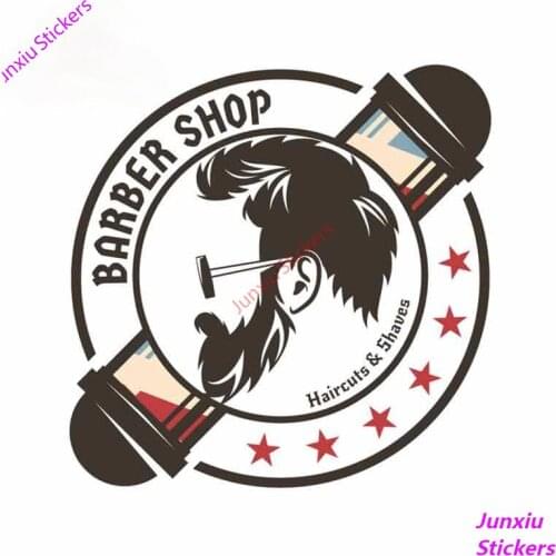 Barber Shop Concession Restaurant Food Funny Car Stickers Vinyl Windshield RV VAN Car JDM SUV Fine Decal Decor Graphic PVC13x6cm