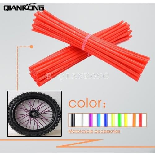 Motocross Dirt Bike Enduro Wheel RIM SPOKE Shrouds SKINS For HONDA SUZUKI YAMAHA KAWASAKI 150 450 125 250 z800 z750 CRYZ