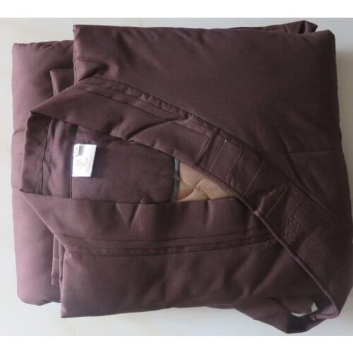 Winter cotton warm brownBuddhist Monks robecostumes meditation suitsgown Buddhismabbot martial arts uniforms Top quality unisex