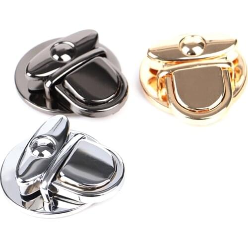 2PCS /lot Metal Lock Bag Case Buckle Clasp For Handbags Shoulder Bags Purse Tote Accessories Diy Craft 4.6cm In Diameter