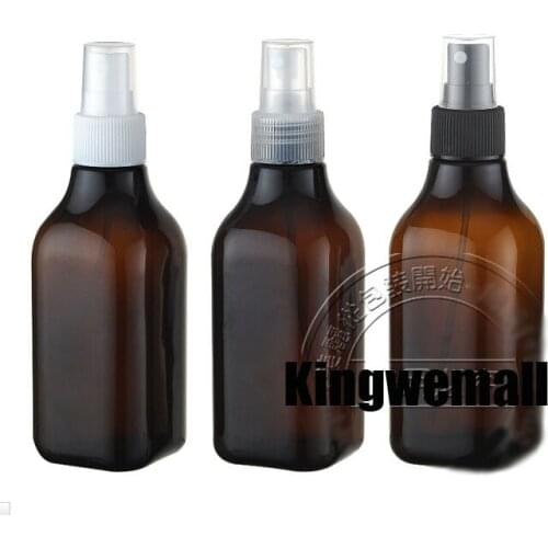 300pcs/lot 200ml Amber Portable Aftershave/ Makeup/ Perfume Empty Bottle Spray Brown Atomizer