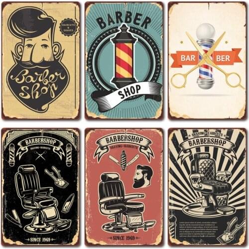 5D Diamond Painting Barber Shop Vintage Poster Shave & Haircut Pub Diamond Embroidery Cross Stitch Home Decoration Gift