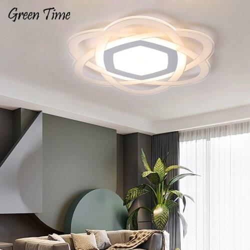 White LED Ceiling Light Home Indoor Ceiling Lamp for Living Room Bedroom Dining Room Kitchen Light Decoration Lighting Fixtures