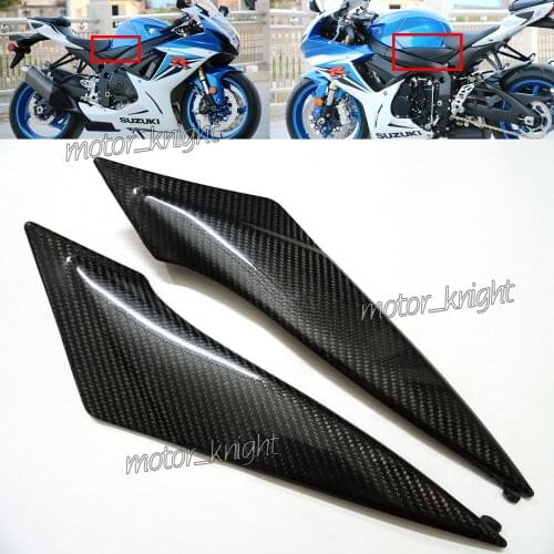 Tank Side Cover Panels Fairing Gas Seat Cover Trim Fairing Fiber For SUZUKI gsxr 600 gsxr750 2011 2012 2013 2014 2015 k11