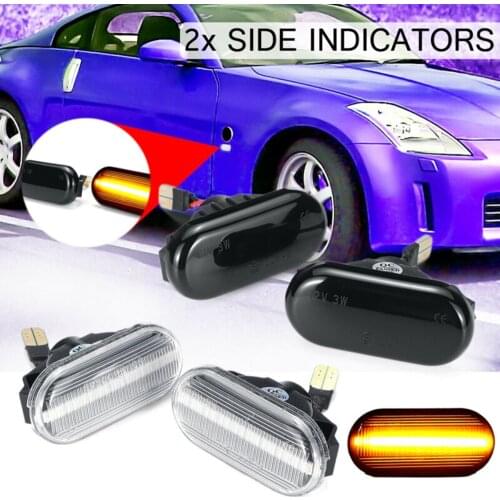 Side Light Exterior Turn Signal Lights Lamp Indicator For Nissan Navara D40 350Z For Pathfinder R51 Qashqai J10 Car Accessories