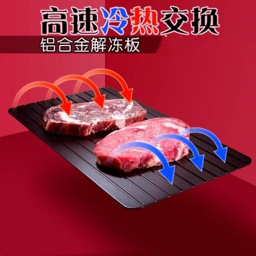 Household Fast Defrosting Tray Thaw Frozen Food Meat Fruit Quick Defrosting Plate Board Defrost Kitchen Gadget Tool Defrost Tray