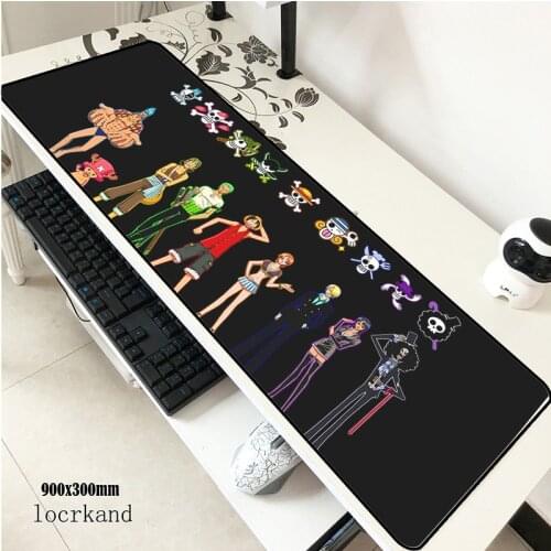 One Piece mouse pad 900x300mm pad to mouse long notbook computer mousepad Roronoa Zoro gaming padmouse gamer keyboard mouse mats