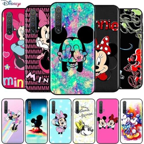 Disney Cartoon Animation Lovely Mickey Mouse For OPPO Reno 5 4 Lite 3 Pro Plus SE A 10X Zoom 2 Z F ACE 5G Soft Black Phone Case