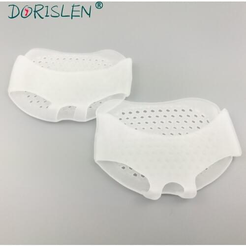 DORISLEN Gel Forefoot Cushion Metatarsal Support Anti-Slip Pads 5pairs/Lot