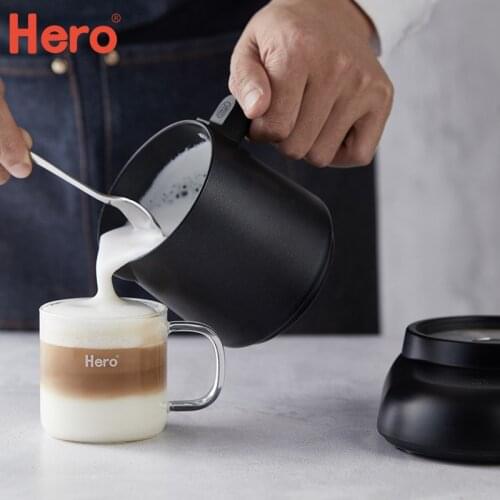 JRM0383 Hero Electric Milk Bubbler Machine Home Milk Tea Machine Automatic Milking Machine Convenient Fancy Coffee Foaming Maker