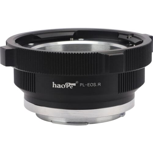 Haoge PL-EOS-R Lens Mount Adapter, Arri PL Mount Lens to Canon R/RF R5 R6 R RF Camera Camcorder Adapter