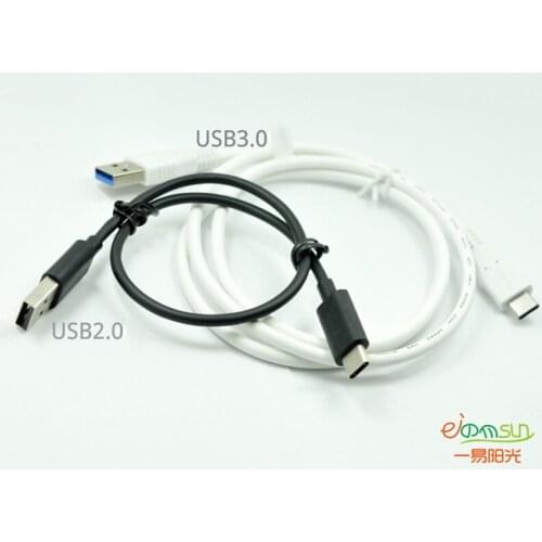 USB 2.0 /4 cores cable with black color and 35CM
