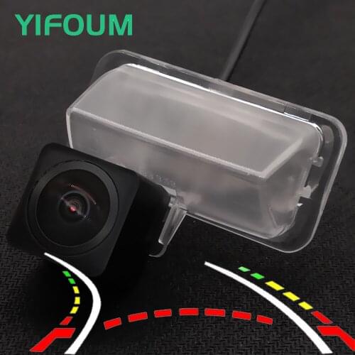 AHD Fisheye 12LED Dynamic Trajectory Car Rear View Wireless Camera For Toyota Corolla E170 Prius Sai 2014 2015 2016 2017 2018