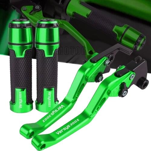 Motorcycle CNC Brake Clutch Levers Handlebar knobs Handle Hand Grip FOR KAWASAKI VERSYS300X VERSYS 300X 2008-2019 2018 2017 2016