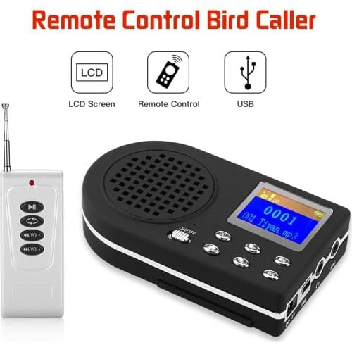 Hunting Bird Caller Molle MP3 Player Decoy Sound Loud Speaker Animal Singing Device Amplifier Wireless Remote Control