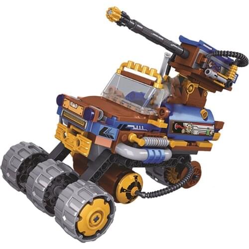 New Age Of Steam Series Mechanical Chariot Building Blocks Model Sets Bricks Classic For Children Toys Gift