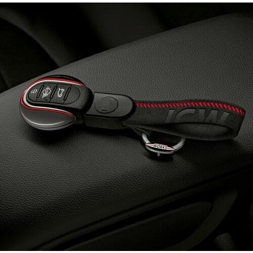 Brand New Mini Cooper Car Key Cap And Lanyard JCW Pro Style For Mini Cooper F54 F55 F56 F57 F60 (2 Pcs/Set)