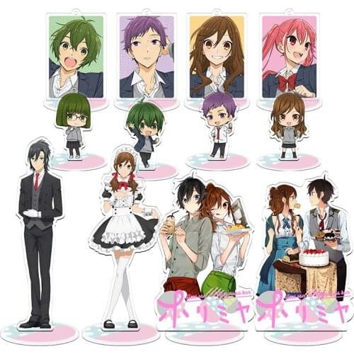 NEW Anime Horimiya HORI-san To MIYAMURA-kun OVA Miyamura Izumi Hori Kyoko Acrylic Stand Figure Model Display Plate Desktop Decor