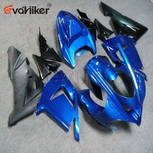 Motorcycle fairing for ZX10R 2004 2005 blue ZX10R 04 05 ABS plastic motor panels kit H3