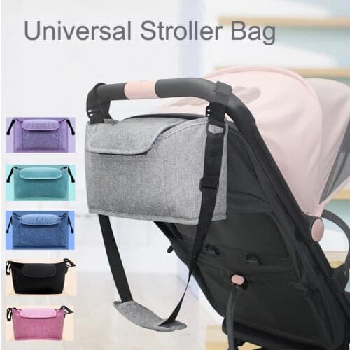 Baby Stroller Organizer Bag Diaper Bag Mummy Outdoor Travel Nappy Backpack Pram Car Hanging Accessories Womens Shoulder Bag