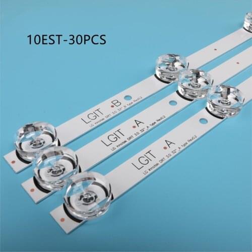 20SET= 60PCS backlight strip for LG 32"TV innotek drt 3.0 32 LGIT drt3.0 WOOREE A B UOT 32MB27VQ 32LB5610 32LB552B 32LF5610