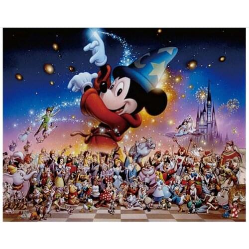 Full square diamond painting cartoon mouse rhinestone embroidery picture anime diamond dotz children toy mosaic art wall sticker