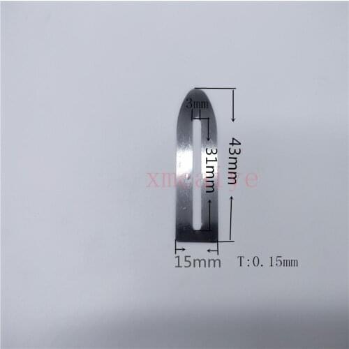 Free Shipping 100 Pieces size 43x15 *0.15mm sheet separator for Komori Roland KBA offset printing machine