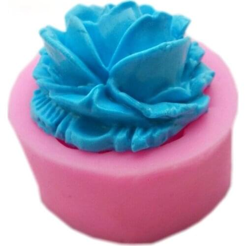 Chocolate Flower Series Dry Pace Making Silicone Mold Cake Decorating Rose Flower Silicone Fondant Mold Cake Tools