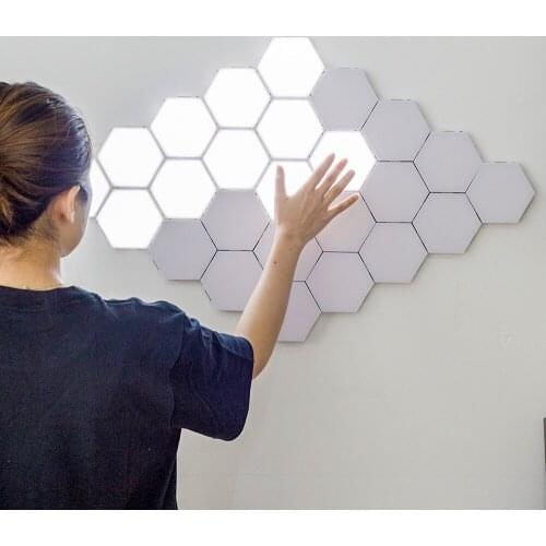 Nordic LED Night Lights Quantum Modular Touch Lights, Kids Room Sensitive Lighting LED Night Light Magnetic Indoor Decoration