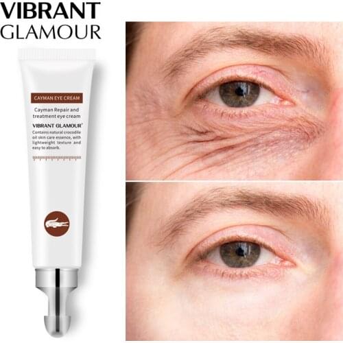 VIBRANT GLAMOUR Anti -Age Wrinkle Eye Cream Moisturizing Crocodile Serum Remover Dark Circles Against Puffiness Bags Skin Care